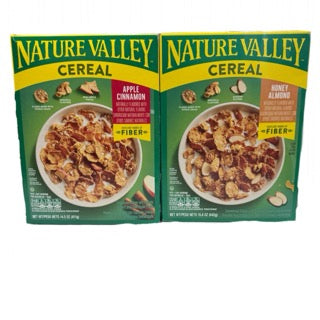 Nature Valley cereal 2 Pack (Apple cinnamon & Honey almond )